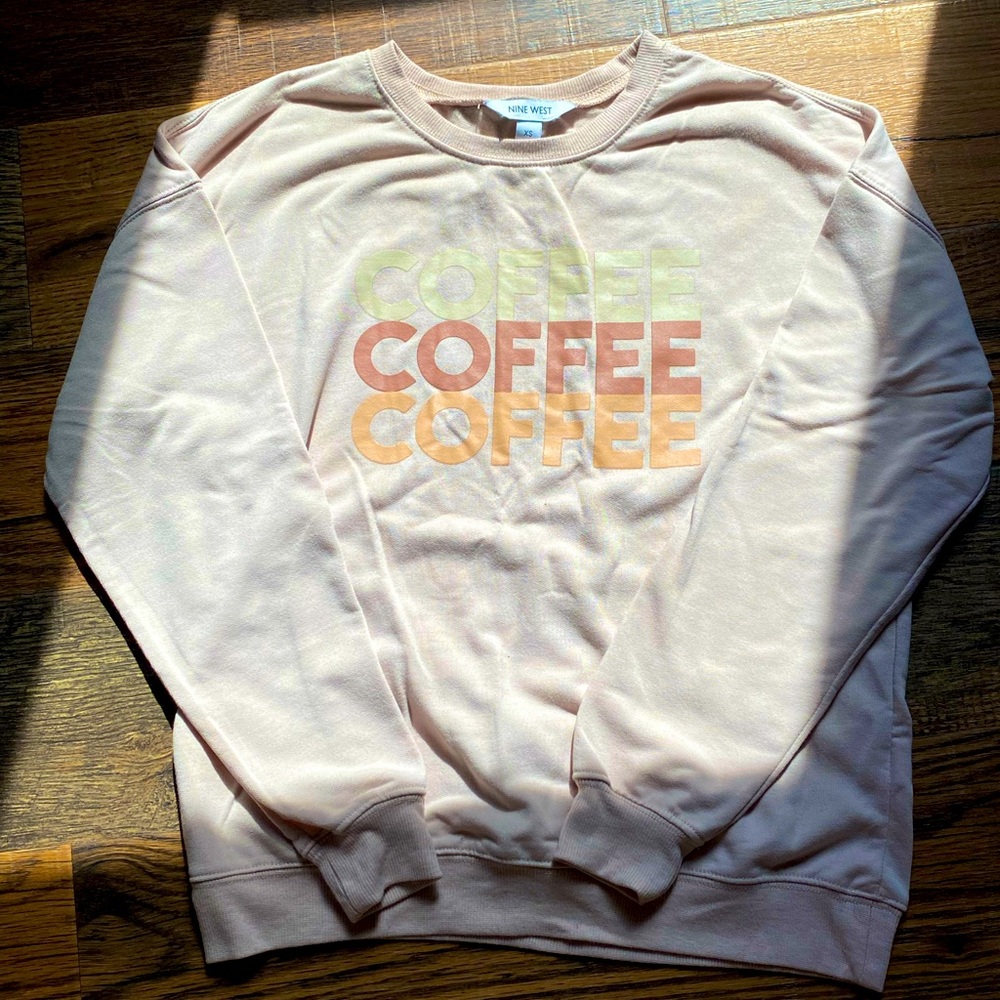 Women’s Light Pink Coffee Crewneck